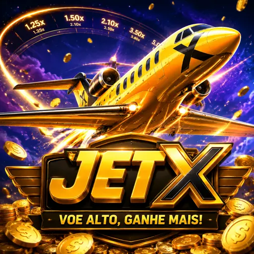 Nave do crash game JetX subindo com multiplicador
